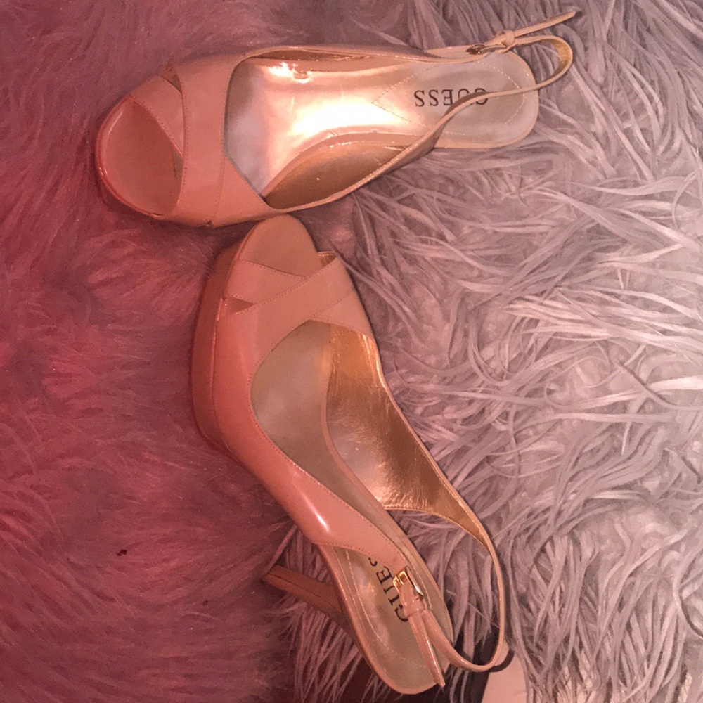 ~ nude guess heels ~